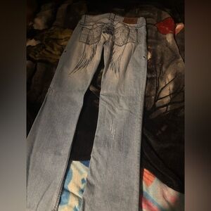 Sinful Light Blue Flare Jeans